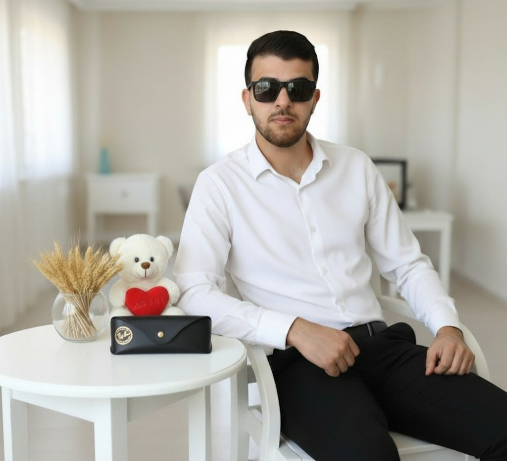 نظارة راي بان رجالي مع العلبة